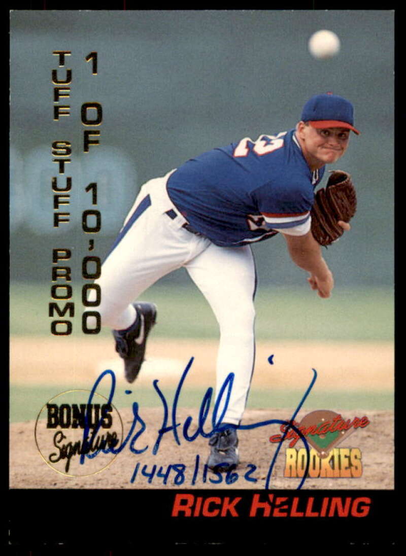 Rick Helling Rookie Card 1994 Signature Rookies Bonus Signatures #P1  Image 1