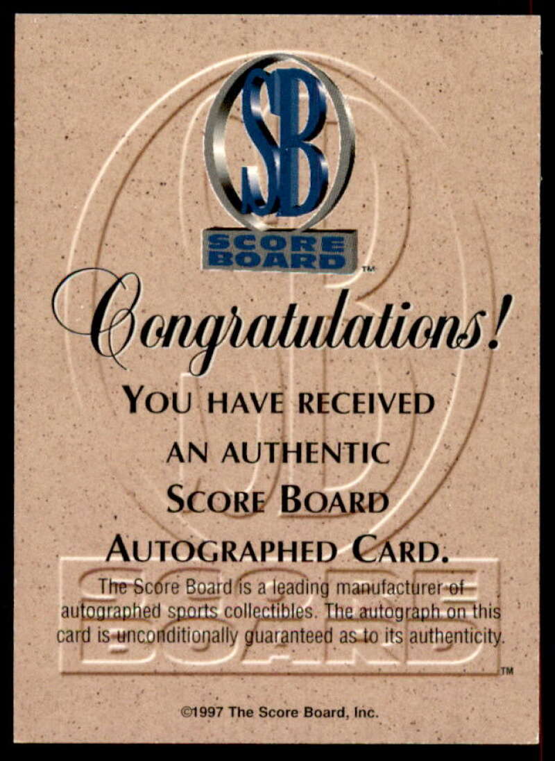 Shareef Abdur-Rahim Card 1997 Visions Signings Artistry Autographs #A4  Image 2