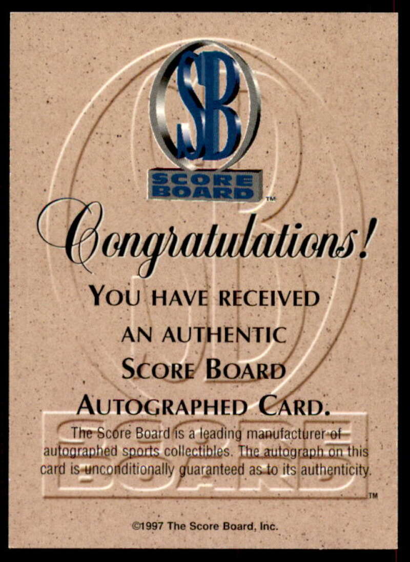 Shareef Abdur-Rahim Card 1997 Visions Signings Artistry Autographs #A4  Image 2