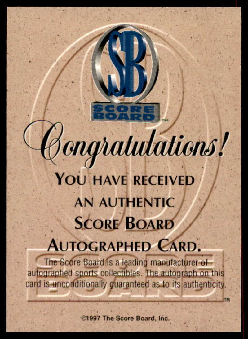 Shareef Abdur-Rahim Card 1997 Visions Signings Artistry Autographs #A4  Image 2