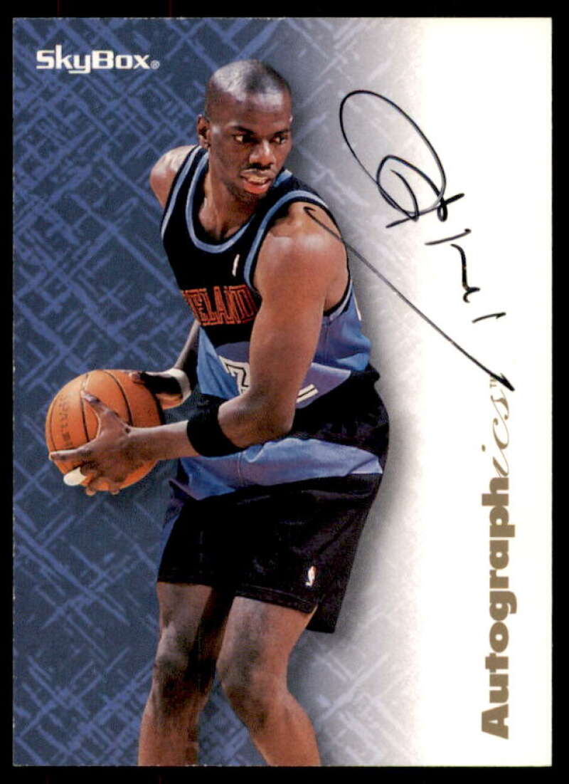 Tyrone Hill Card 1996-97 SkyBox Premium Autographics #28  Image 1