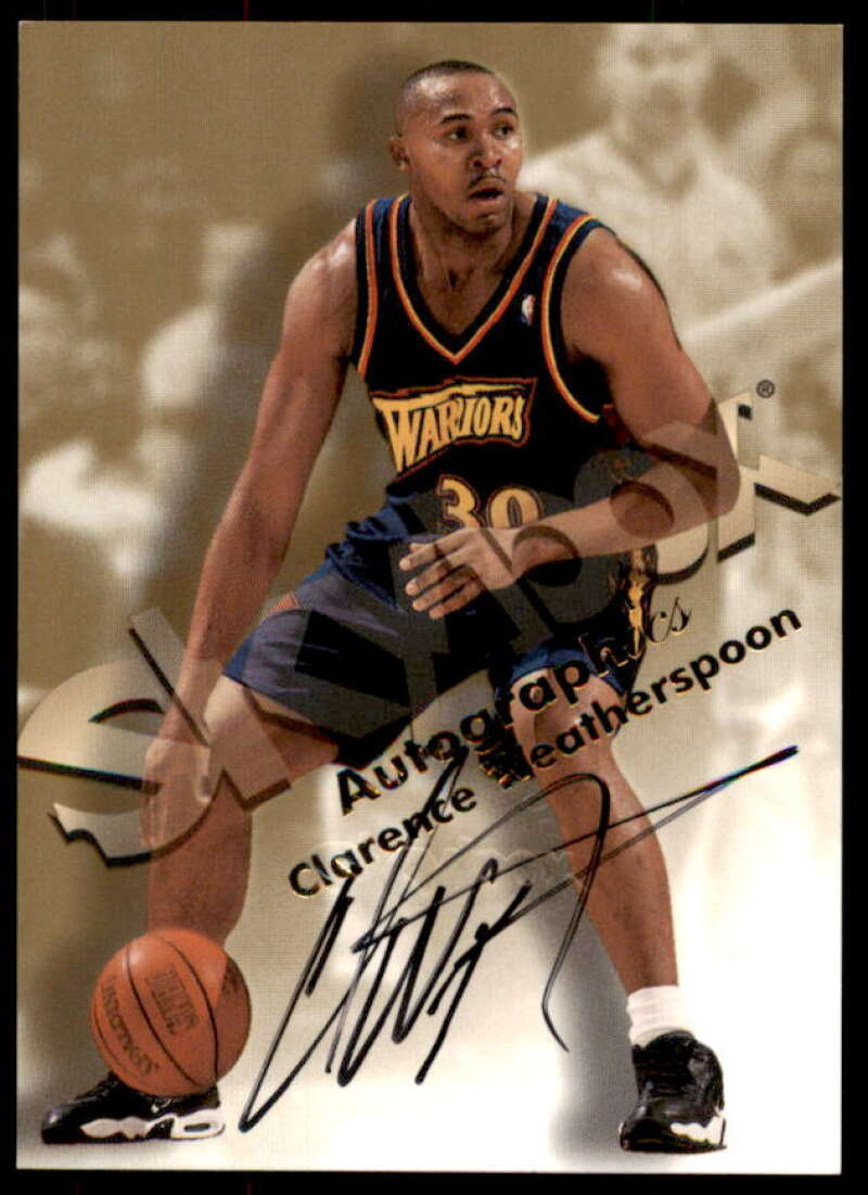 Clarence Weatherspoon Card 1998-99 SkyBox Premium Autographics #131  Image 1