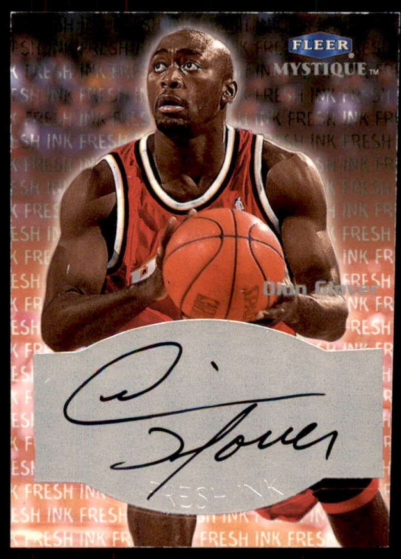 Dion Glover Card 1999-00 Fleer Mystique Fresh Ink #17  Image 1