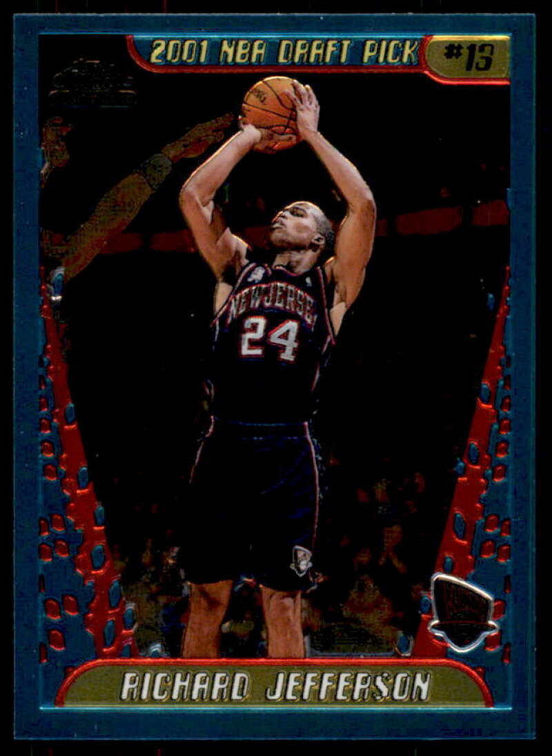 Richard Jefferson Rookie Card 2001-02 Topps Chrome #141  Image 1