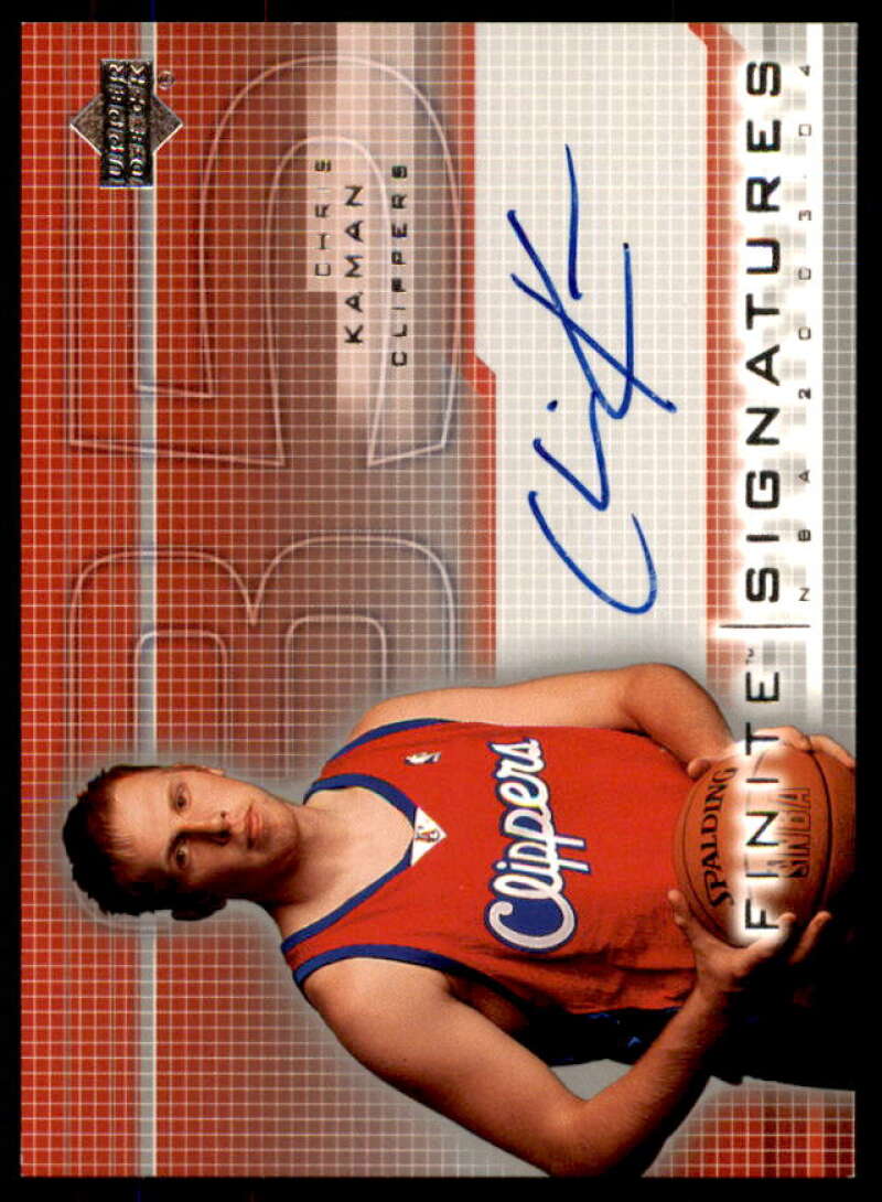 Chris Kaman Rookie Card 2003-04 Upper Deck Finite Signatures #CK  Image 1