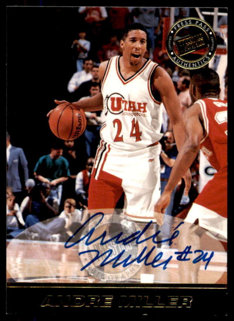 Andre Miller Rookie Card 1999 Press Pass Autographs #8  Image 1