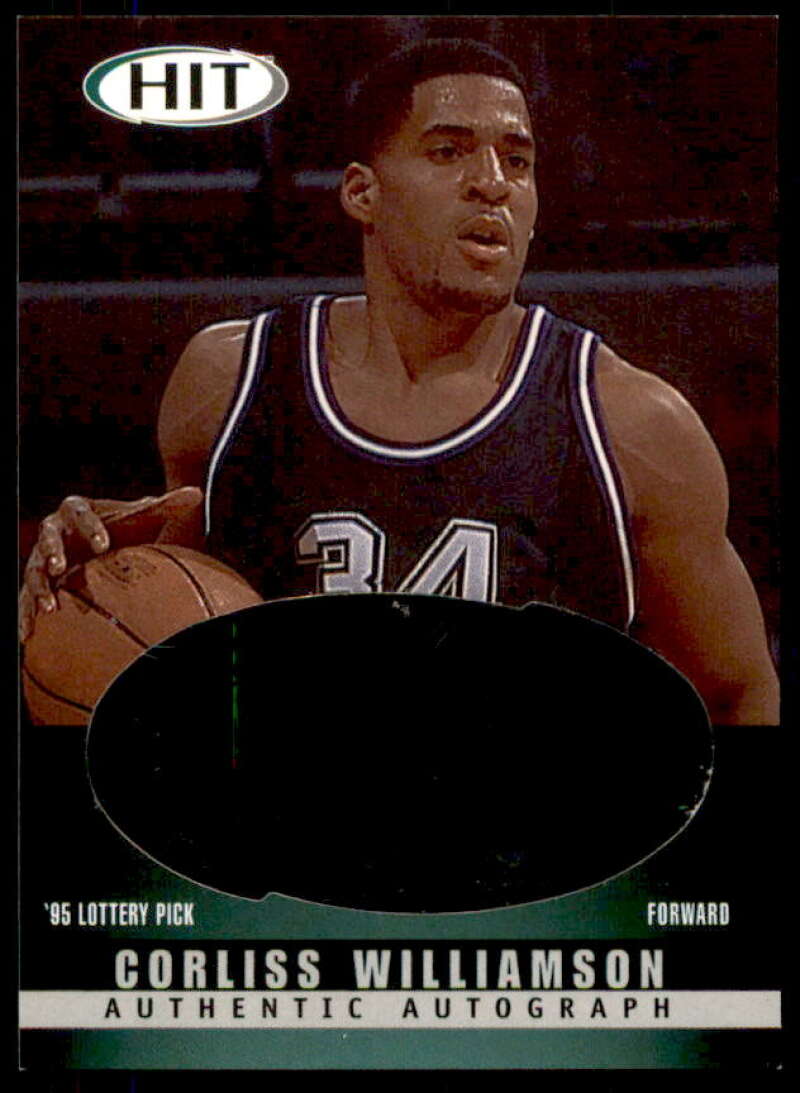 Corliss Williamson Rookie Card 2000 SAGE HIT Autographs Emerald #48  Image 1