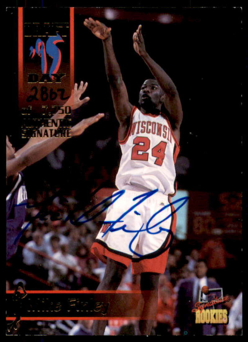 Michael Finley Rookie Card 1995 Signature Rookies Draft Day Signatures #10  Image 1