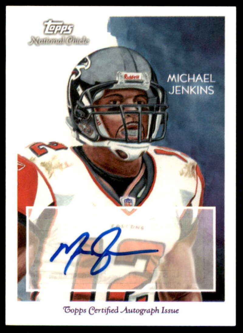 Michael Jenkins Rookie Card 2009 Topps National Chicle Autographs #NCAMJ  Image 1