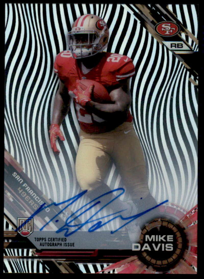 Mike Davis Rookie Card 2015 Topps High Tek Autographs #90  Image 1