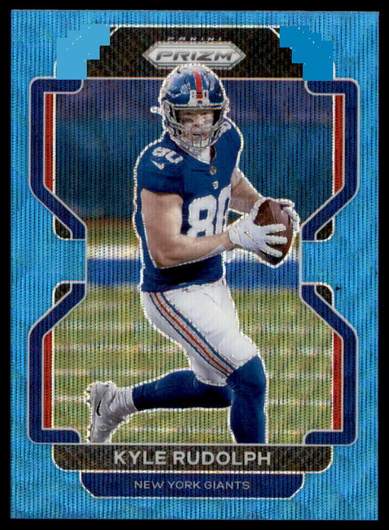 Kyle Rudolph Card 2021 Panini Prizm Prizms Blue Wave #230  Image 1