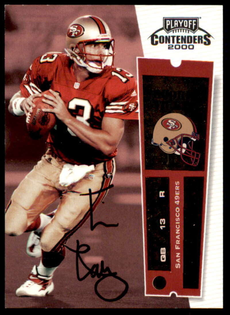 Tim Rattay AU Rookie Card 2000 Playoff Contenders #146  Image 1