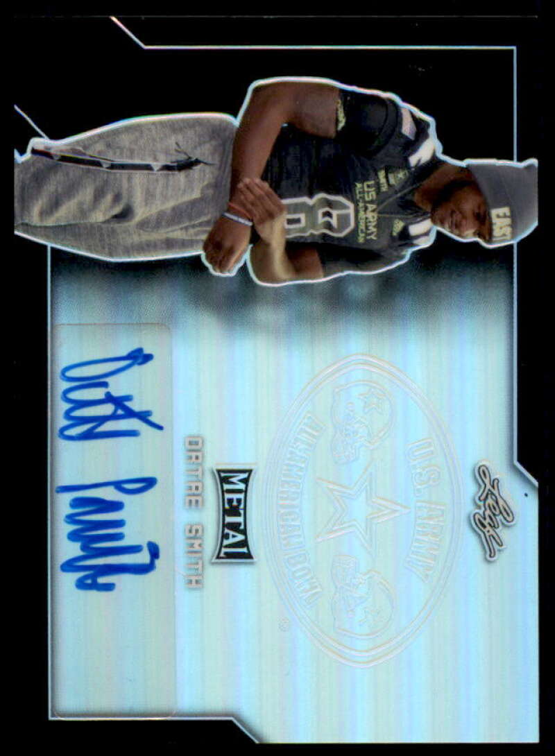 OrTre Smith Card 2017 Leaf Army All-American Bowl Metal Autographs Black #BAOS1  Image 1