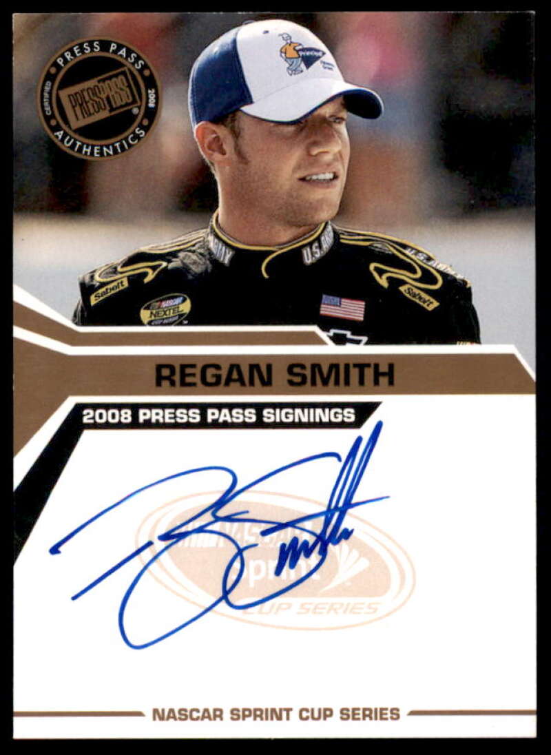Regan Smith Card 2008 Press Pass Signings #54  Image 1