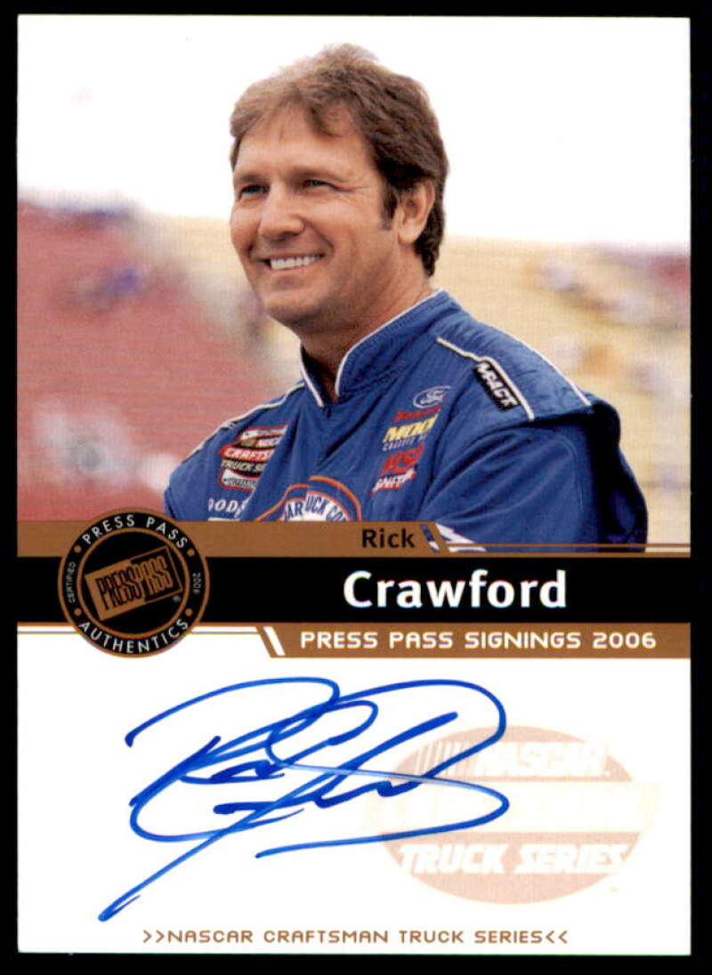 Rick Crawford Card 2008 Press Pass Signings #15  Image 1