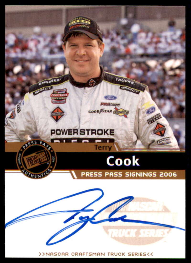 Terry Cook Card 2006 Press Pass Signings #10  Image 1