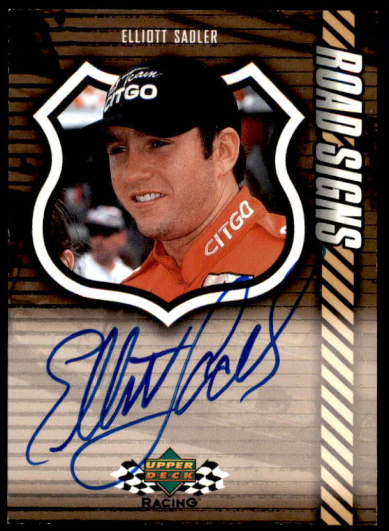 Elliott Sadler Card 2000 Upper Deck Racing Road Signs #RSES  Image 1