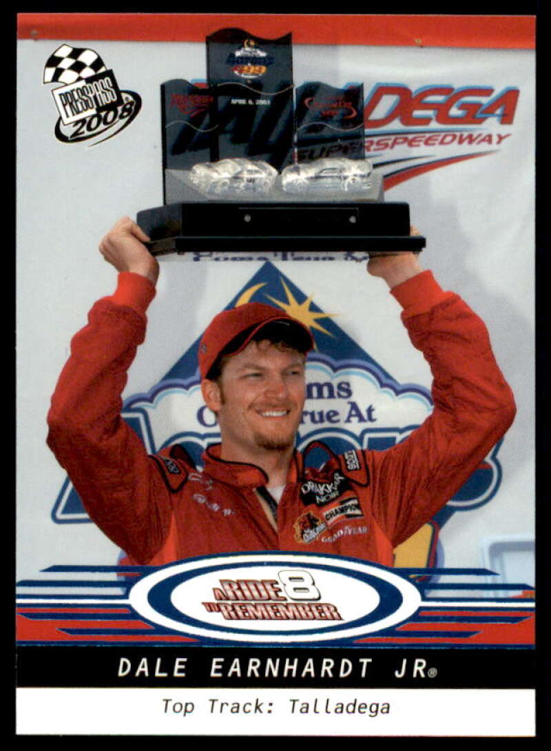 Dale Earnhardt Jr./Talladega Card 2008 Press Pass Blue #B102  Image 1