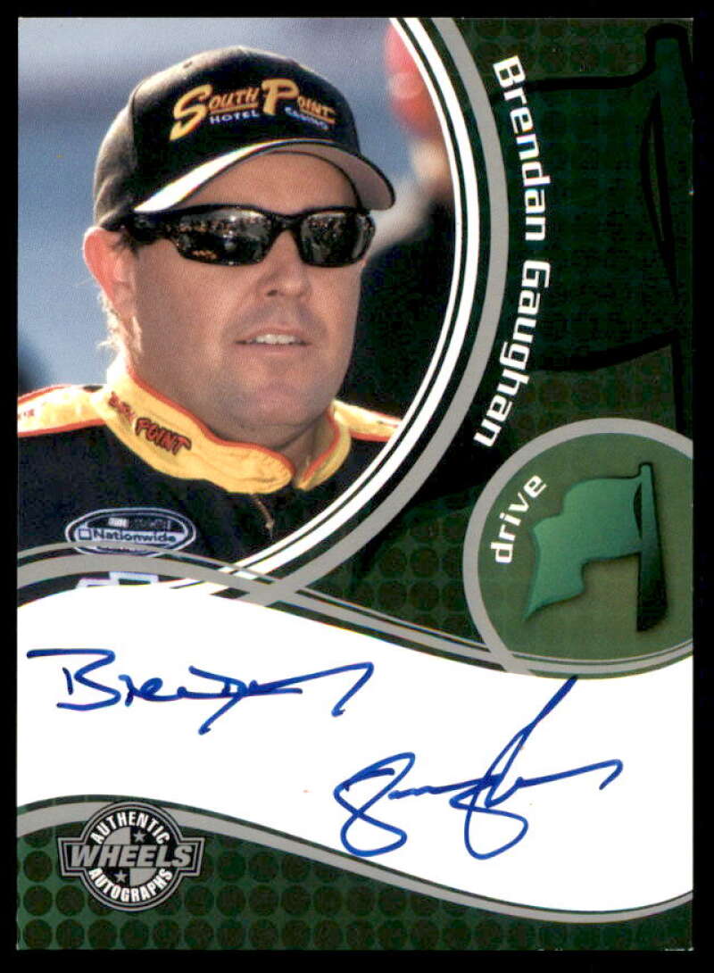 Brendan Gaughan Card 2010 Wheels Autographs #16  Image 1