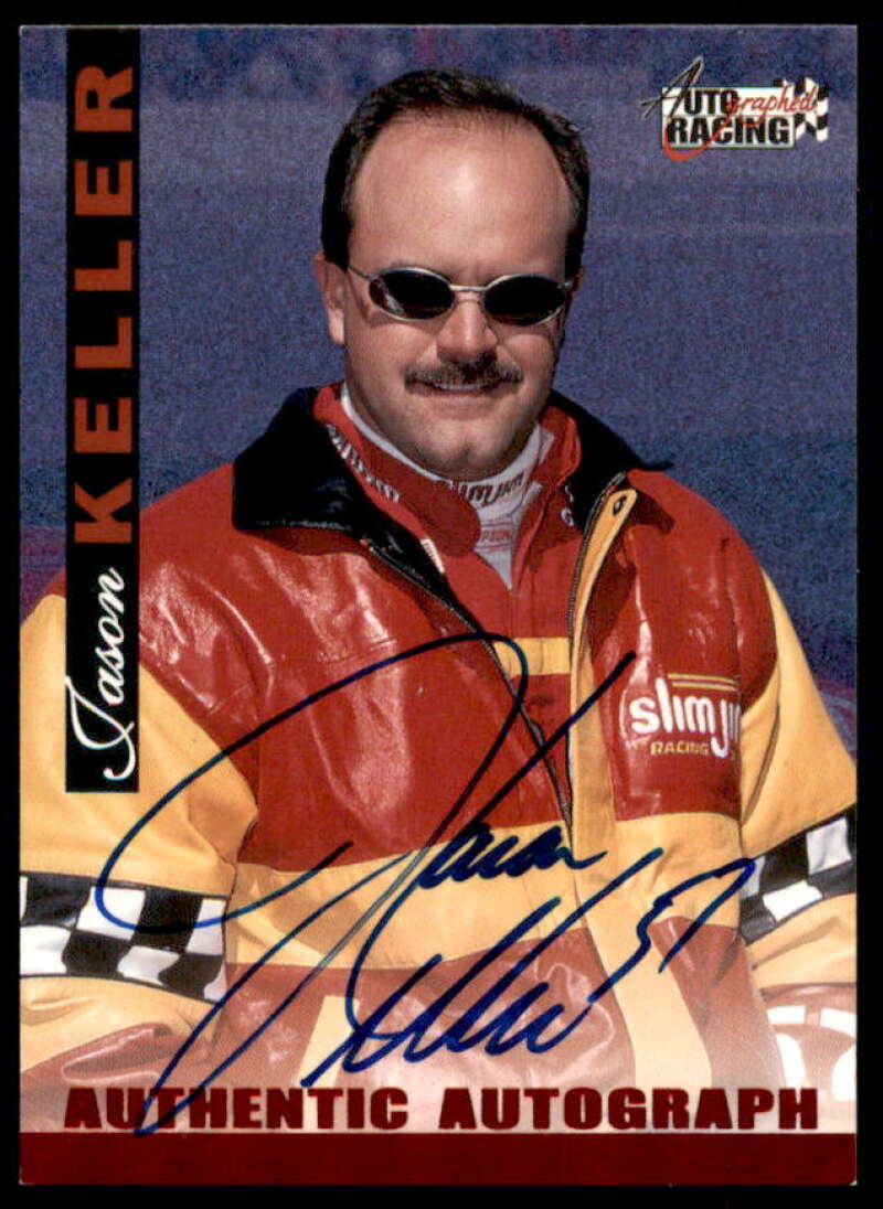 Jason Keller Card 1996 Autographed Racing Autographs #24  Image 1