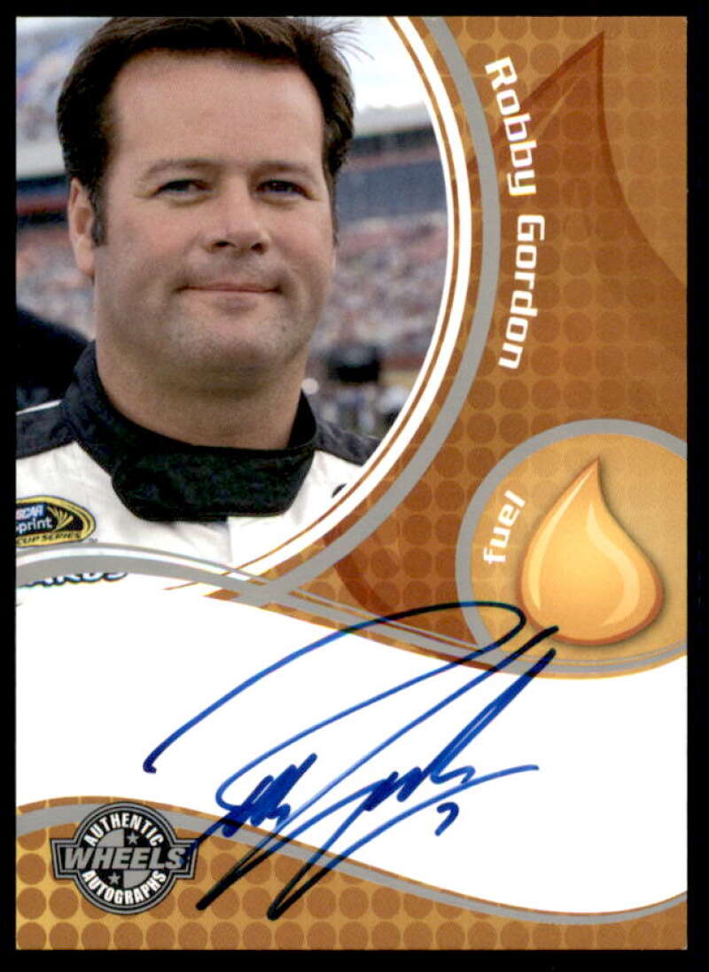 Robby Gordon Card 2010 Wheels Autographs #18  Image 1