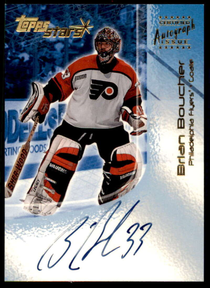 Brian Boucher Card 2000-01 Topps Stars Autographs #ABB  Image 1