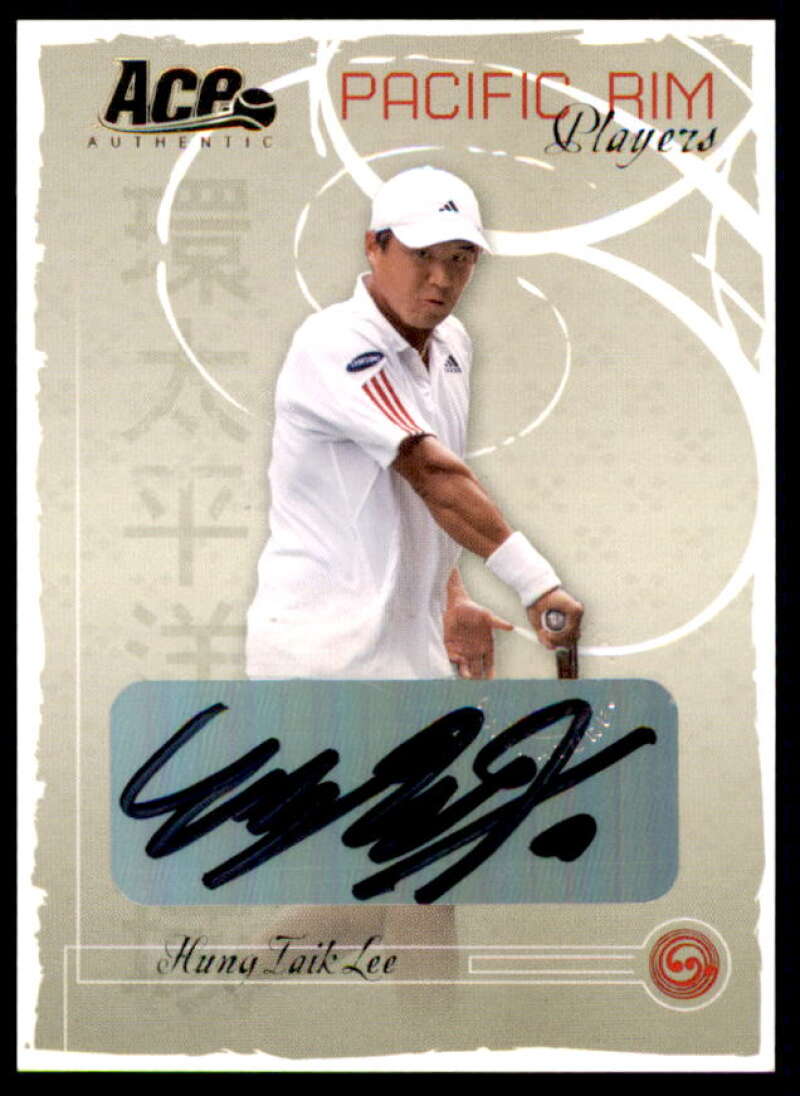 Hyung-Taik Lee 2006 Ace Authentic Grand Slam Pacific Rim Players Autographs #4  Image 1