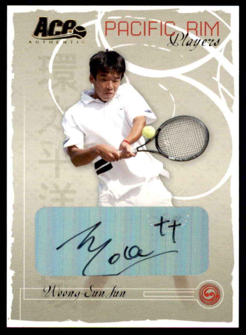 Woong-Sun Jun 2006 Ace Authentic Grand Slam Pacific Rim Players Autographs #7  Image 1