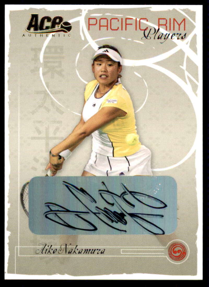 Aiko Nakamura 2006 Ace Authentic Grand Slam Pacific Rim Players Autographs #5  Image 1