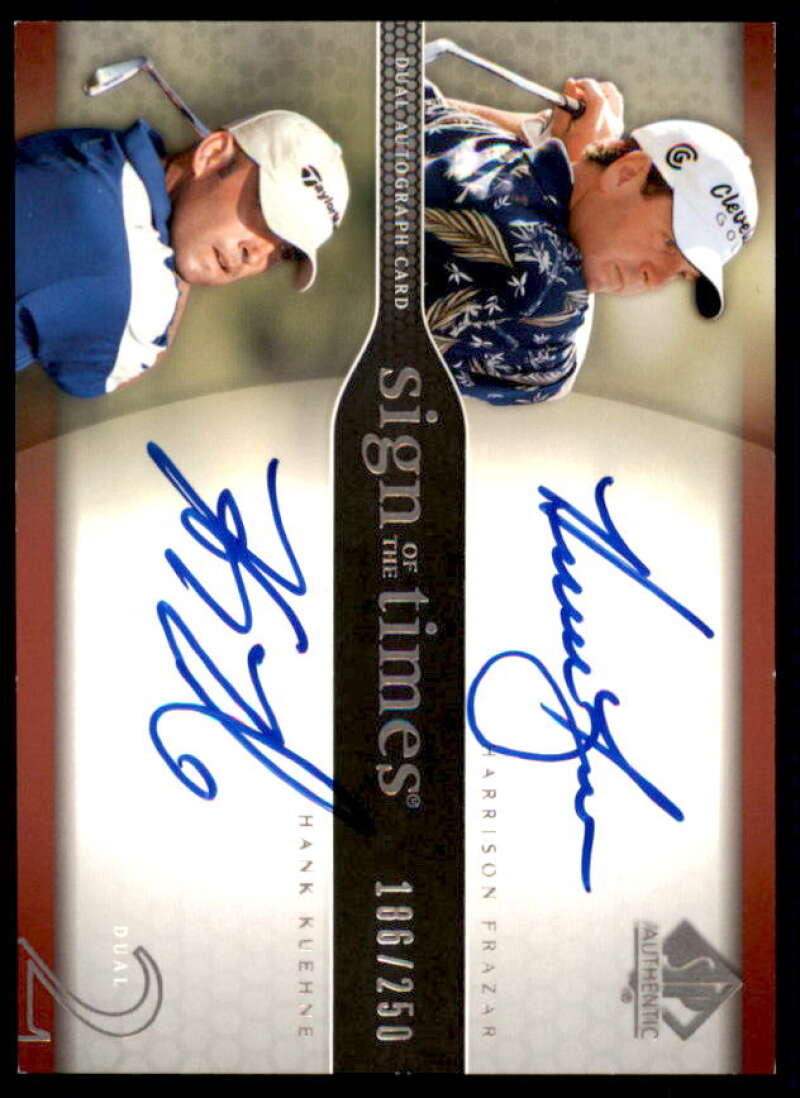 Harrison Frazar/ Hank Kuehne 2004 SP Authentic Sign of the Times Double #HF/HK  Image 1