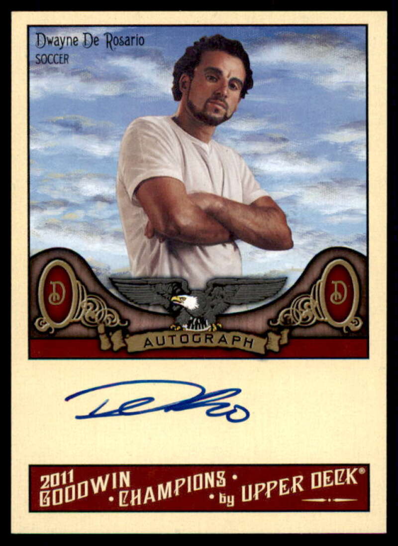 Dwayne De Rosario Card 2011 Upper Deck Goodwin Champions Autographs #DW  Image 1