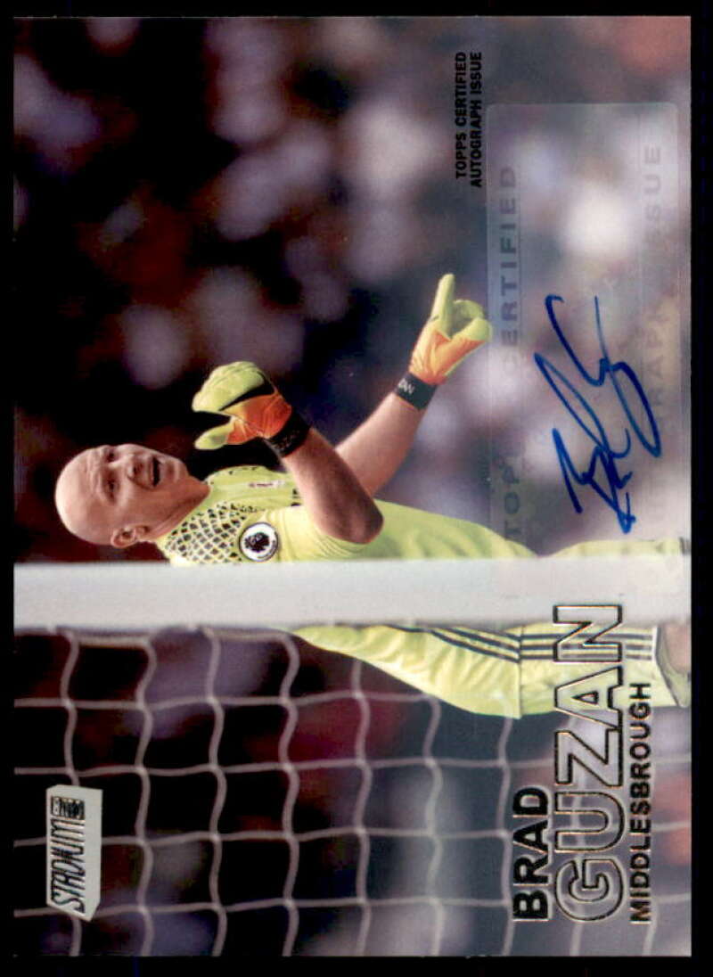 Brad Guzan Card 2016-17 Stadium Club English Premier League Autographs #41  Image 1