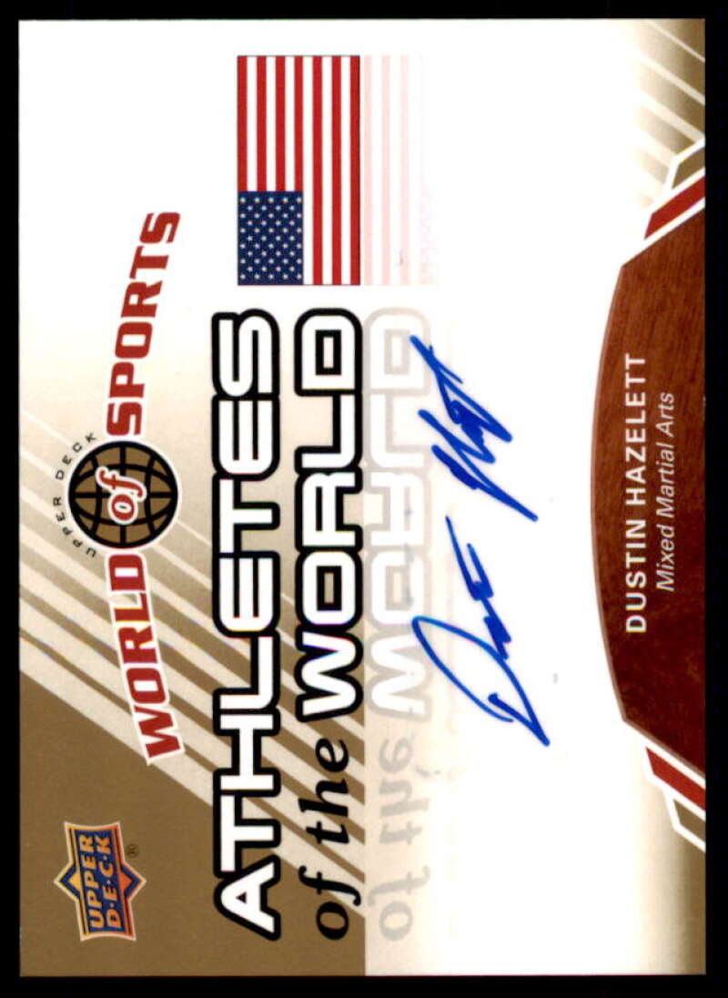 Dustin Hazelett 2010 World of Sports Athletes of the World Autographs #AW64  Image 1