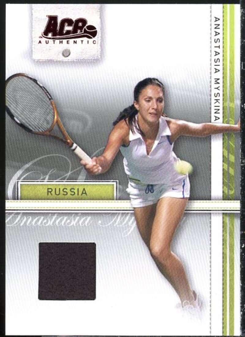 Anastasia Myskina Card 2007 Ace Authentic Straight Sets Materials #4  Image 1