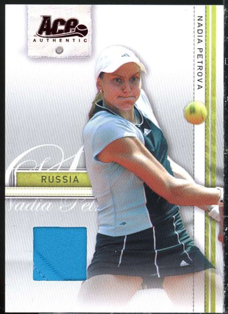 Nadia Petrova Card 2007 Ace Authentic Straight Sets Materials #27  Image 1