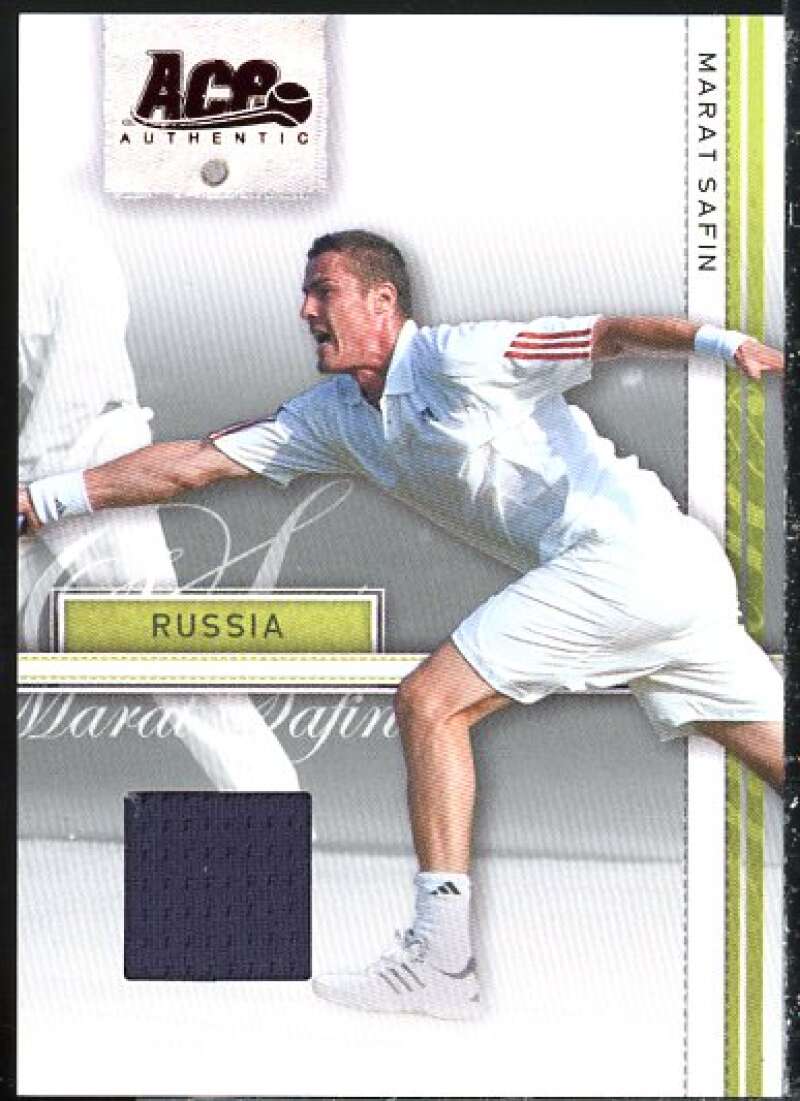 Marat Safin Card 2007 Ace Authentic Straight Sets Materials #22  Image 1