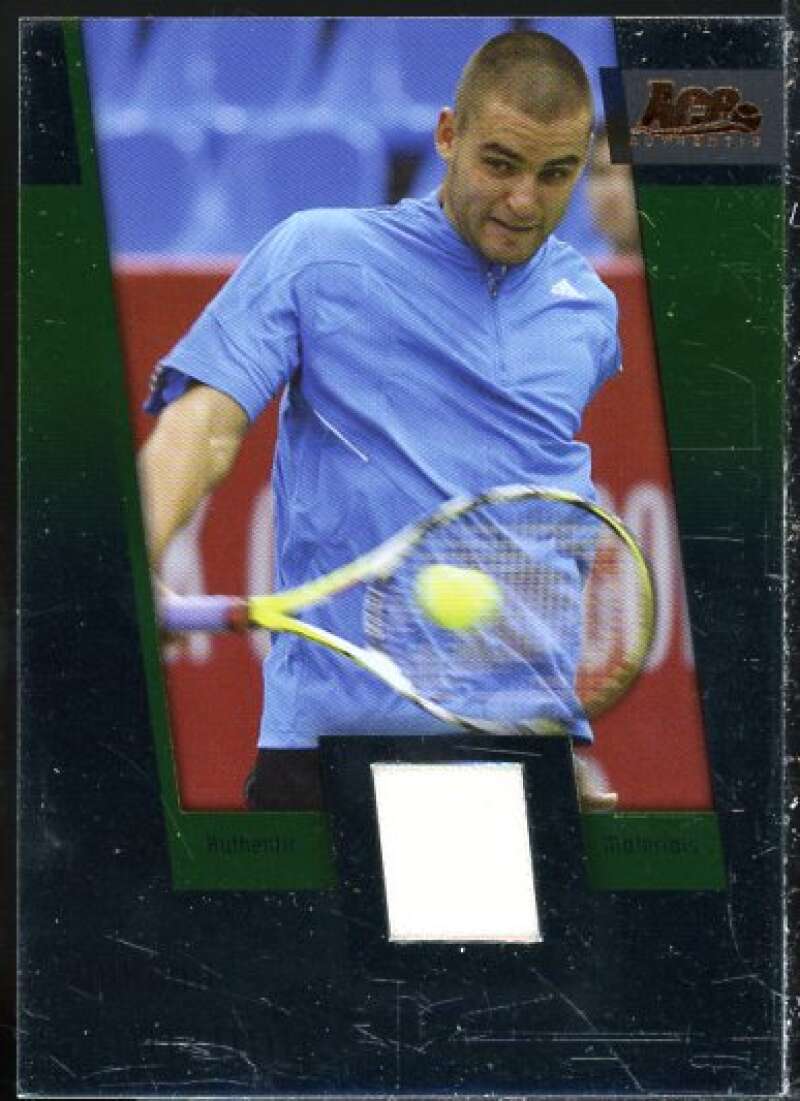 Mikhail Youzhny Card 2007 Ace Authentic Straight Sets Materials #26  Image 1