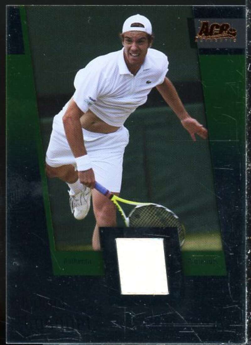 Richard Gasquet Card 2007 Ace Authentic Straight Sets Materials #32  Image 1