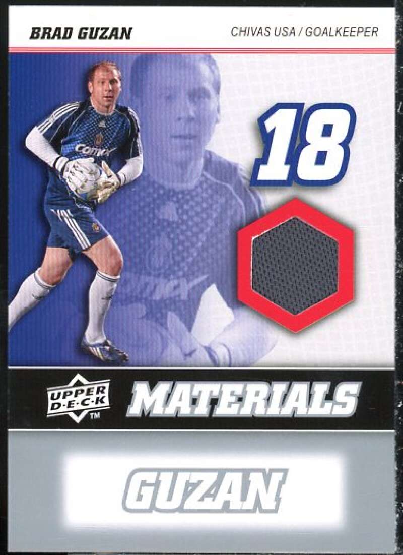 Brad Guzan Card 2008 Upper Deck MLS Materials #MM2  Image 1