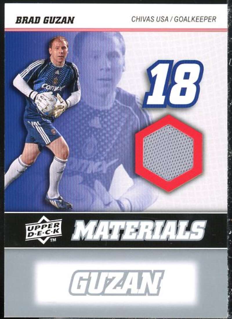 Brad Guzan Card 2008 Upper Deck MLS Materials #MM2  Image 1