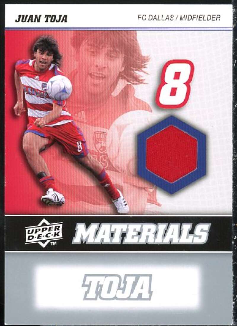 Juan Toja Card 2008 Upper Deck MLS Materials #MM15  Image 1