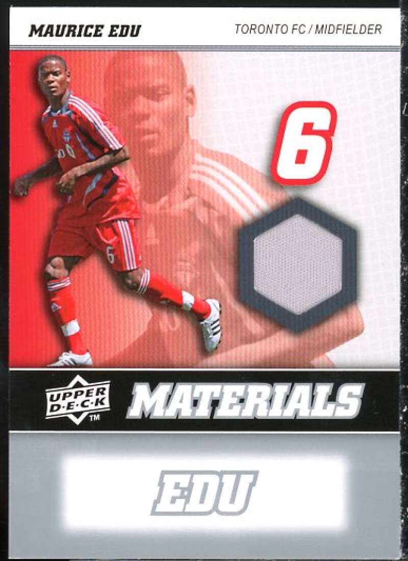 Maurice Edu Card 2008 Upper Deck MLS Materials #MM20  Image 1