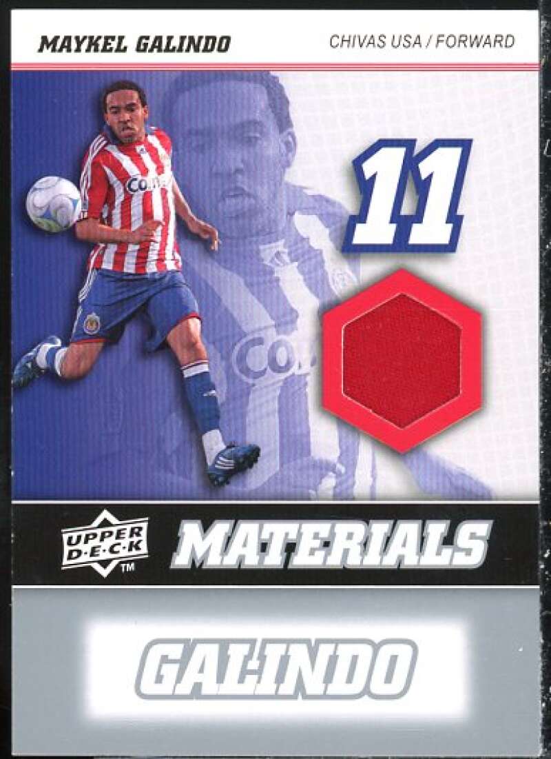 Maykel Galindo Card 2008 Upper Deck MLS Materials #MM21  Image 1