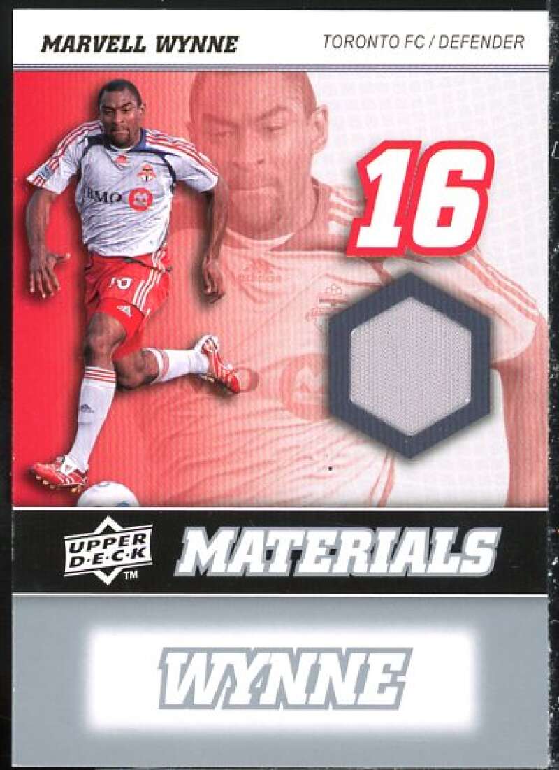 Marvell Wynne Card 2008 Upper Deck MLS Materials #MM24  Image 1