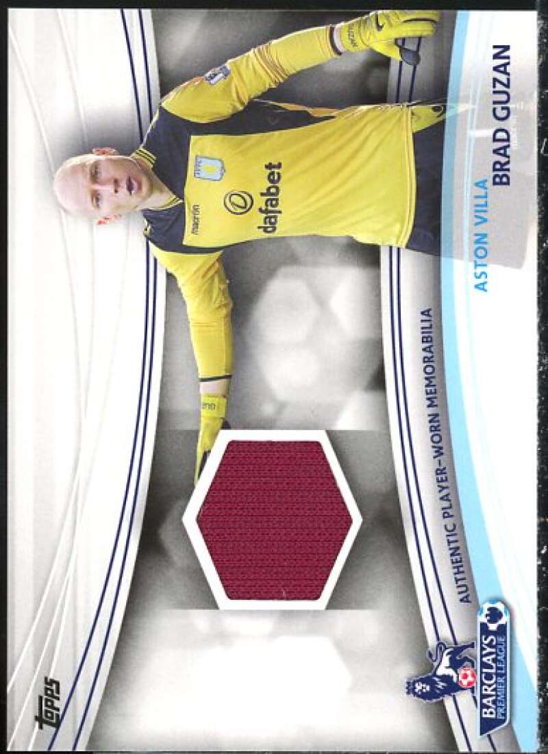 Brad Guzan Card 2013-14 Topps English Premier League Gold Relics #JRBG  Image 1