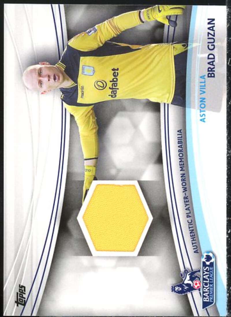 Brad Guzan Card 2013-14 Topps English Premier League Gold Relics #JRBG  Image 1