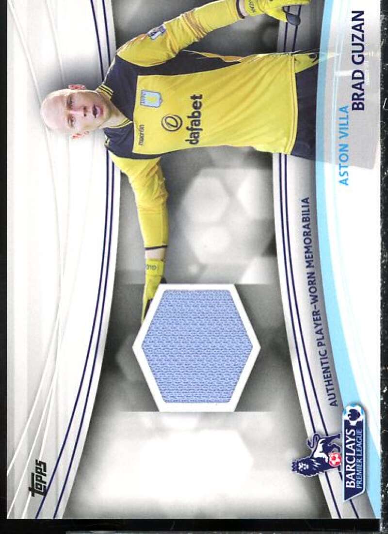 Brad Guzan Card 2013-14 Topps English Premier League Gold Relics #JRBG  Image 1