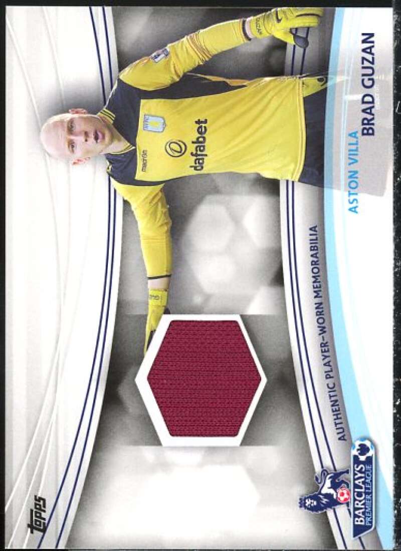 Brad Guzan Card 2013-14 Topps English Premier League Gold Relics #JRBG  Image 1