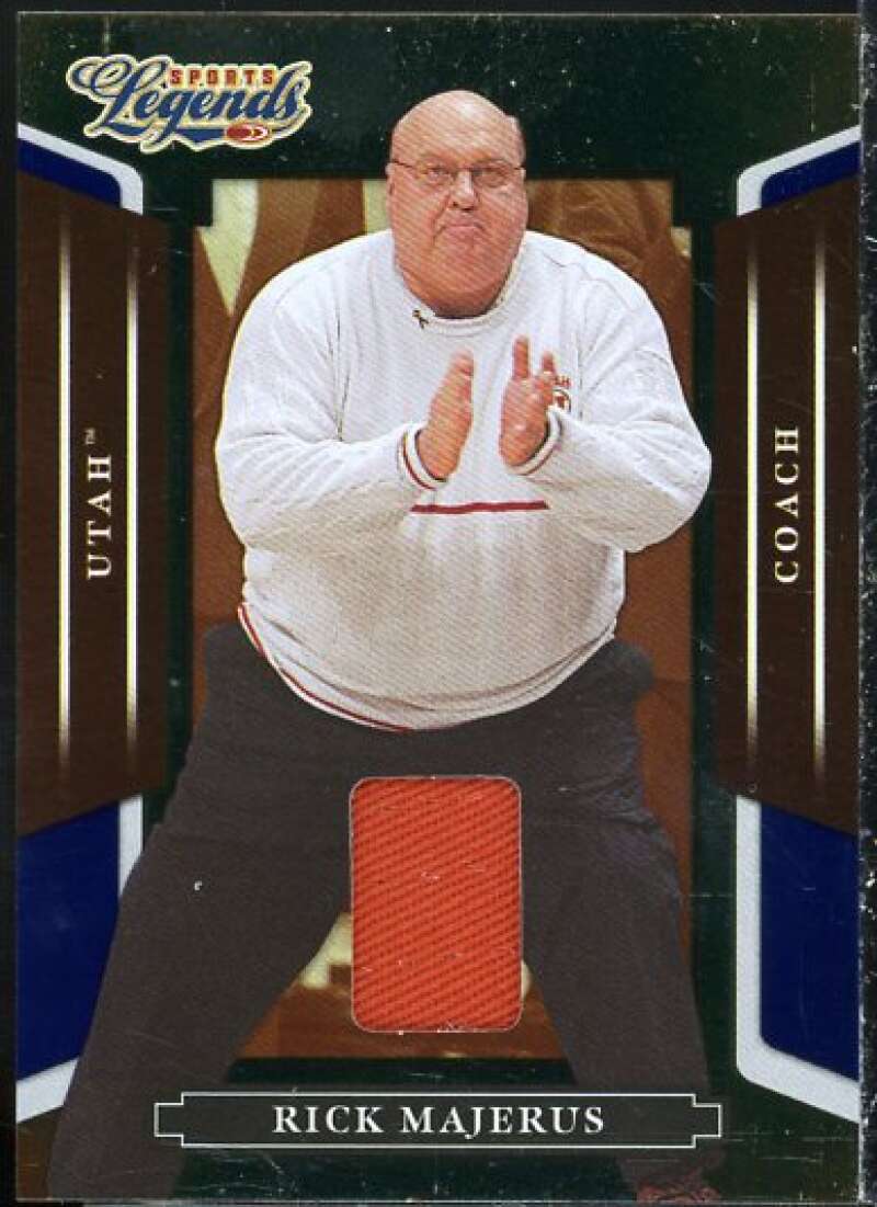 Rick Majerus Card 2008 Donruss Sports Legends Mirror Blue #72  Image 1