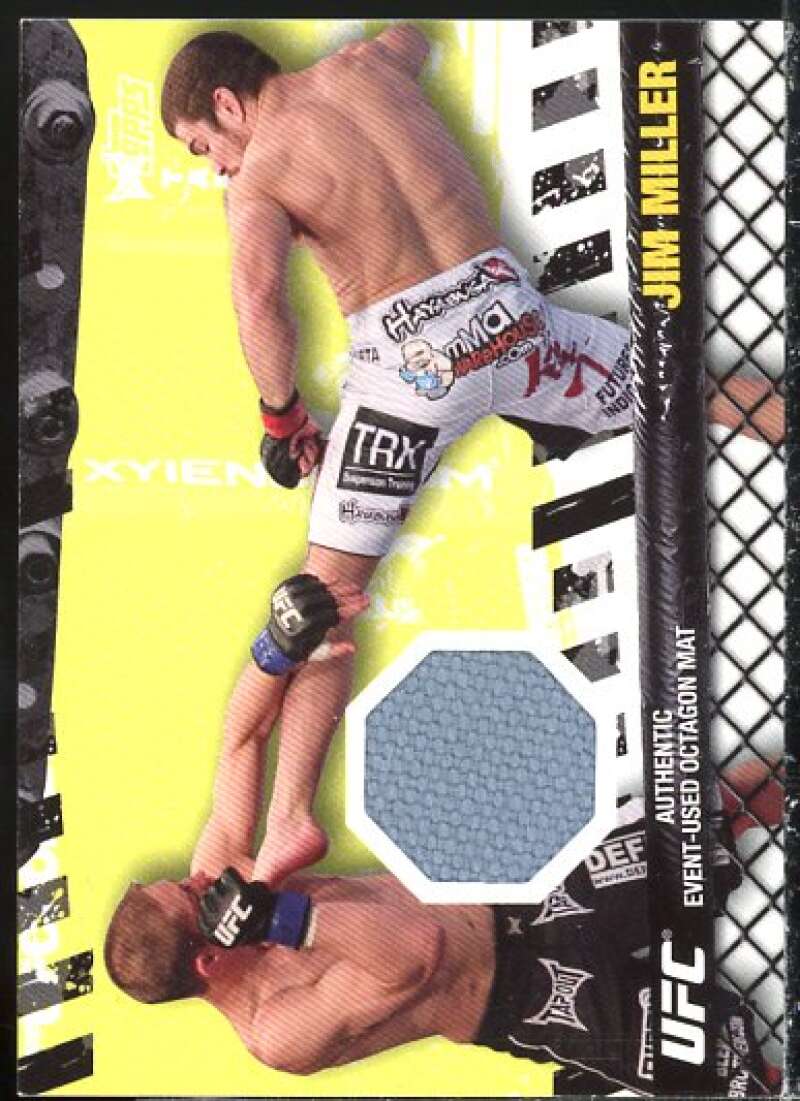 Jim Miller Card 2010 Topps UFC Fight Mat Relics #FMJM  Image 1